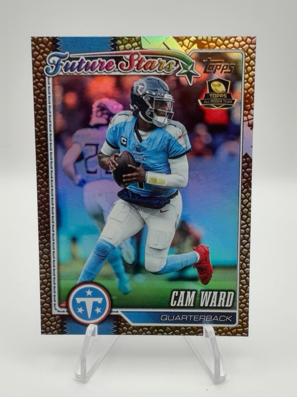 2026 Topps Future Stars Cam Ward Tennessee Titans Leather Parallel #264