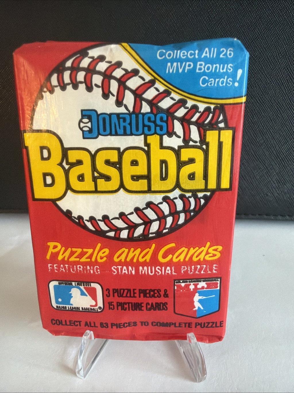 1988 Donruss Baseball Wax Pack Factory Sealed Unopened Wax Pack