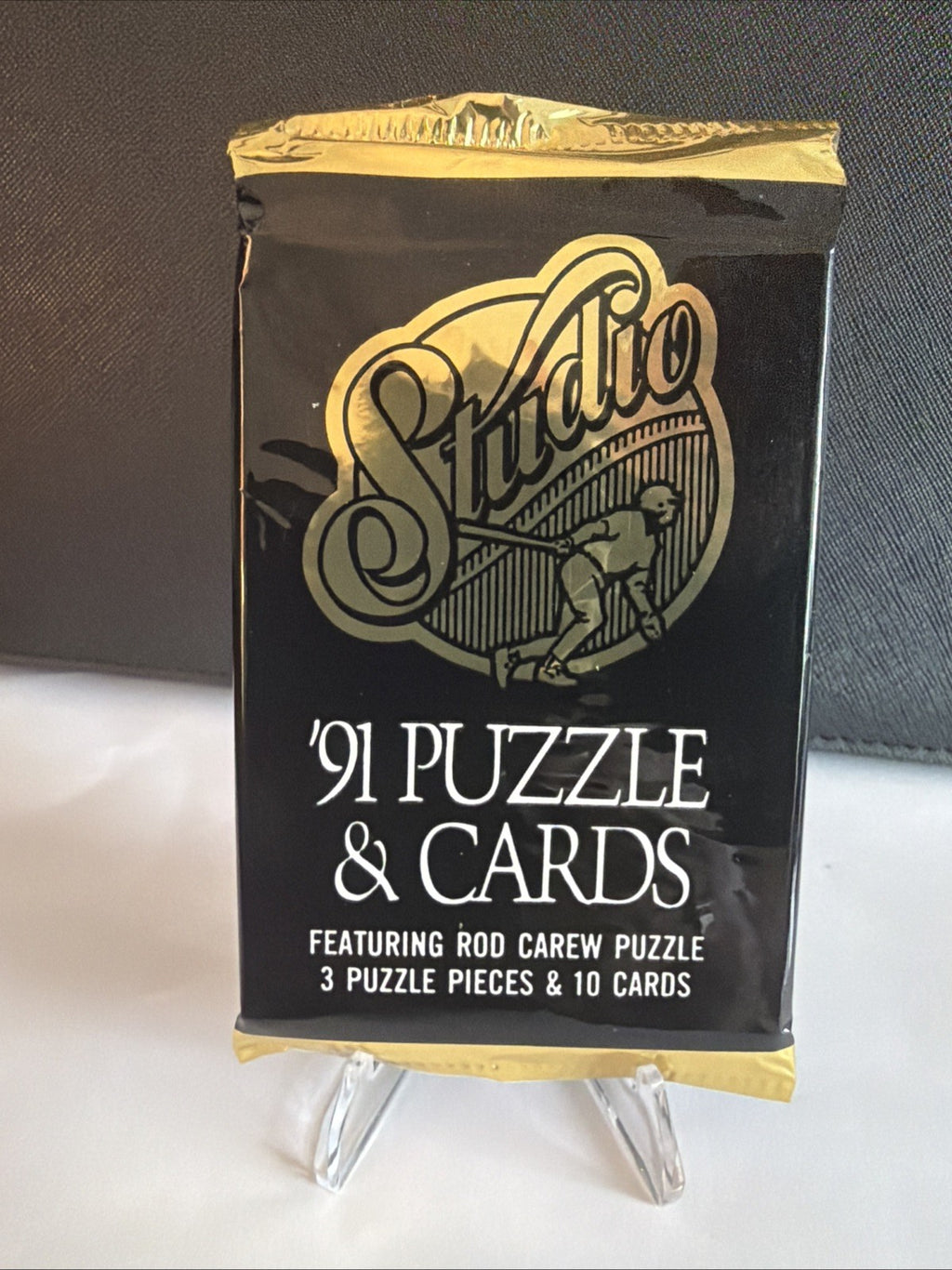 1991 Studio Baseball Puzzle & Cards Pack (Factory Sealed)