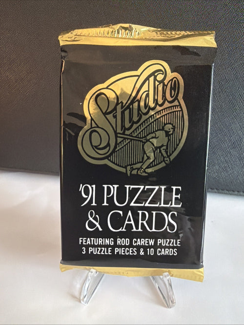 1991 Studio Baseball Puzzle & Cards Pack (Factory Sealed)
