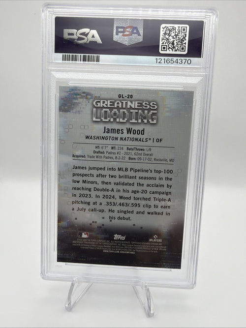 2025 Bowman - Greatness Loading James Wood #GL-20 (RC)