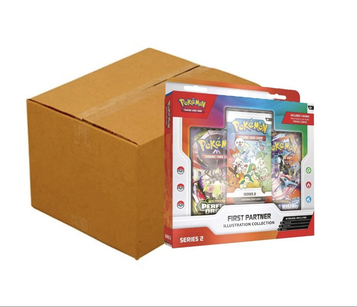 Pokémon TCG First Partner Illustration Collection Series 2 SEALED CASE (6 boxes)