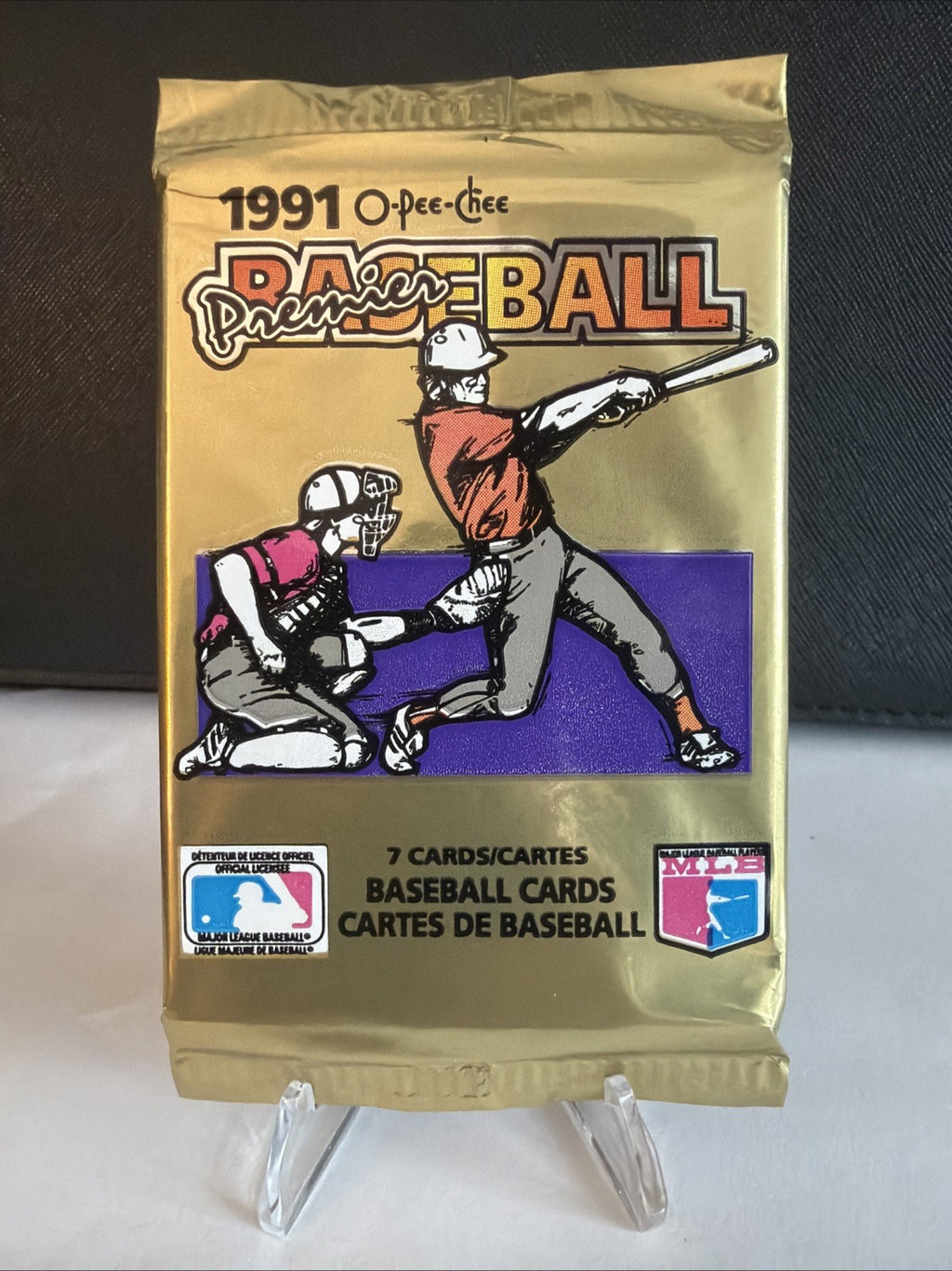 1991 O-Pee-Chee Premier Baseball MLB Sealed Pack 7 Cards
