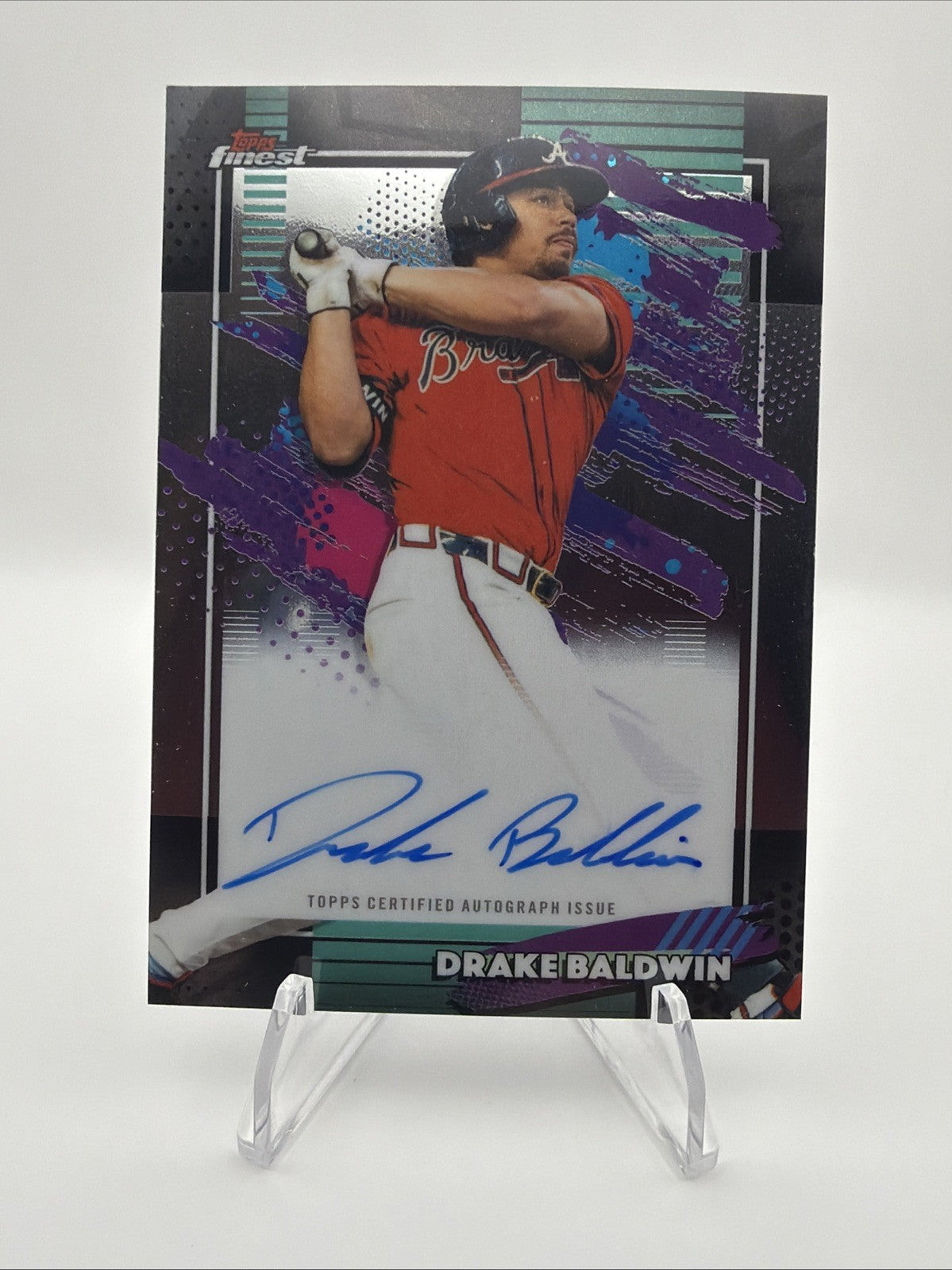 2026 Topps Finest Drake Baldwin Auto Autograph FA-DB Atlanta Braves