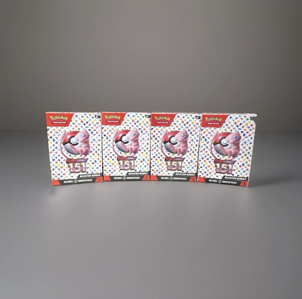 Pokemon TCG Scarlet & Violet 151 Booster Bundle Lot of 4 Sealed Boxes 6 Pks Each