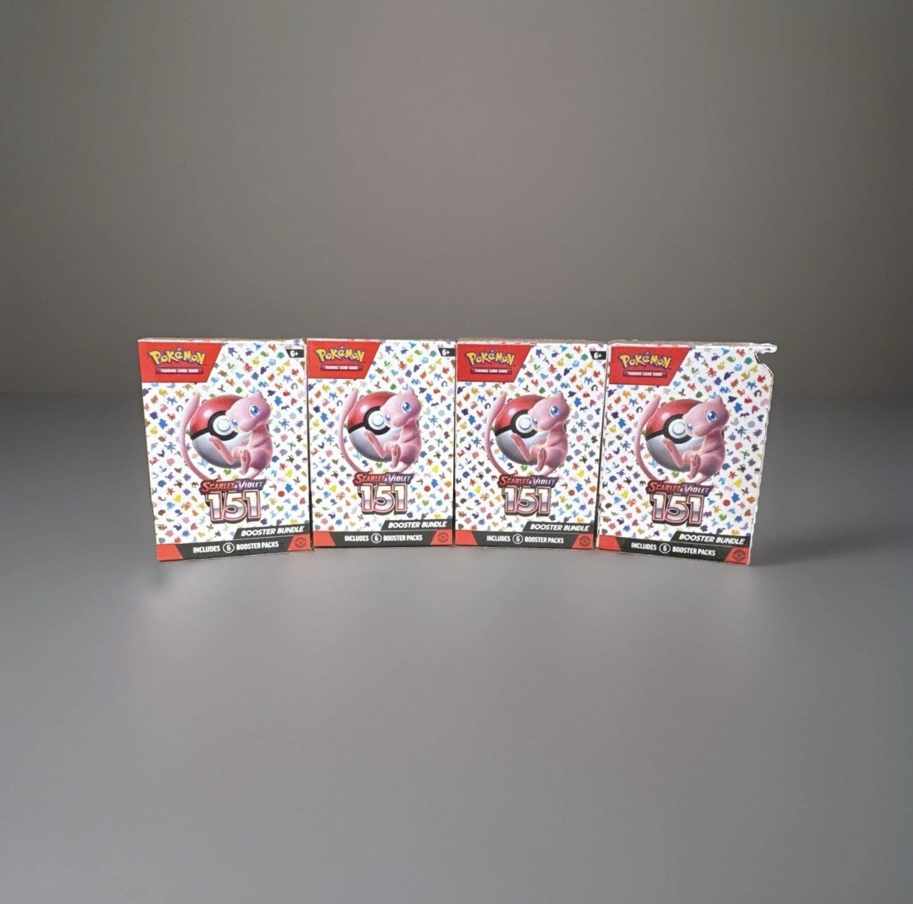 Pokemon TCG Scarlet & Violet 151 Booster Bundle Lot of 4 Sealed Boxes 6 Pks Each