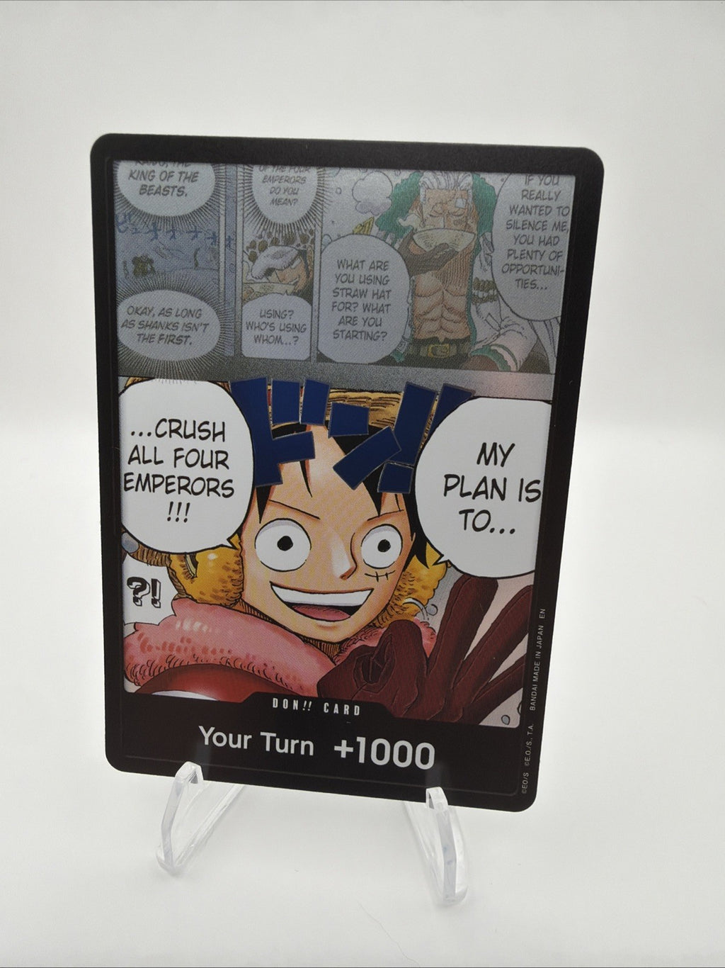 One Piece Card Game TCG OP-17 Luffy Gold Don Crush Four Emperors English