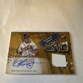 2025 Topps Tribute Chipper Jones Popular Demand Auto Relic Gold /50 Braves HOF