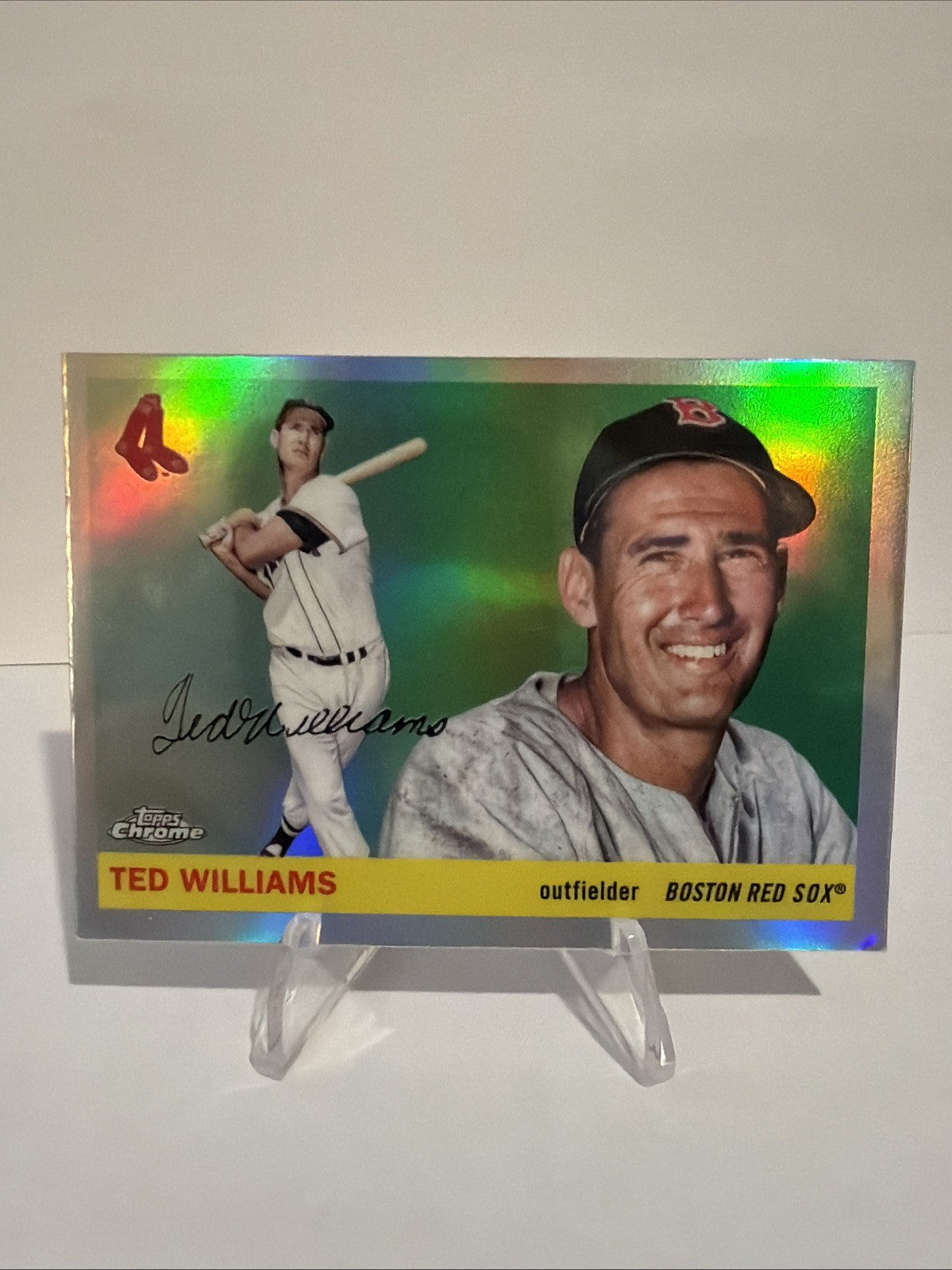 2025 Topps Chrome Platinum Anniversary - Ted Williams #351 Refractor