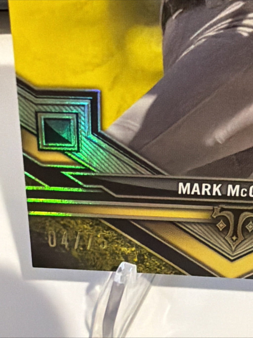 2025 Topps Tribute Mark McGwire Gold /75 #169 Oakland Athletics 04/75
