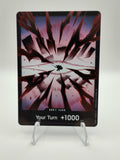 One Piece Card Game DON!! Card Red Black Explosion Art English