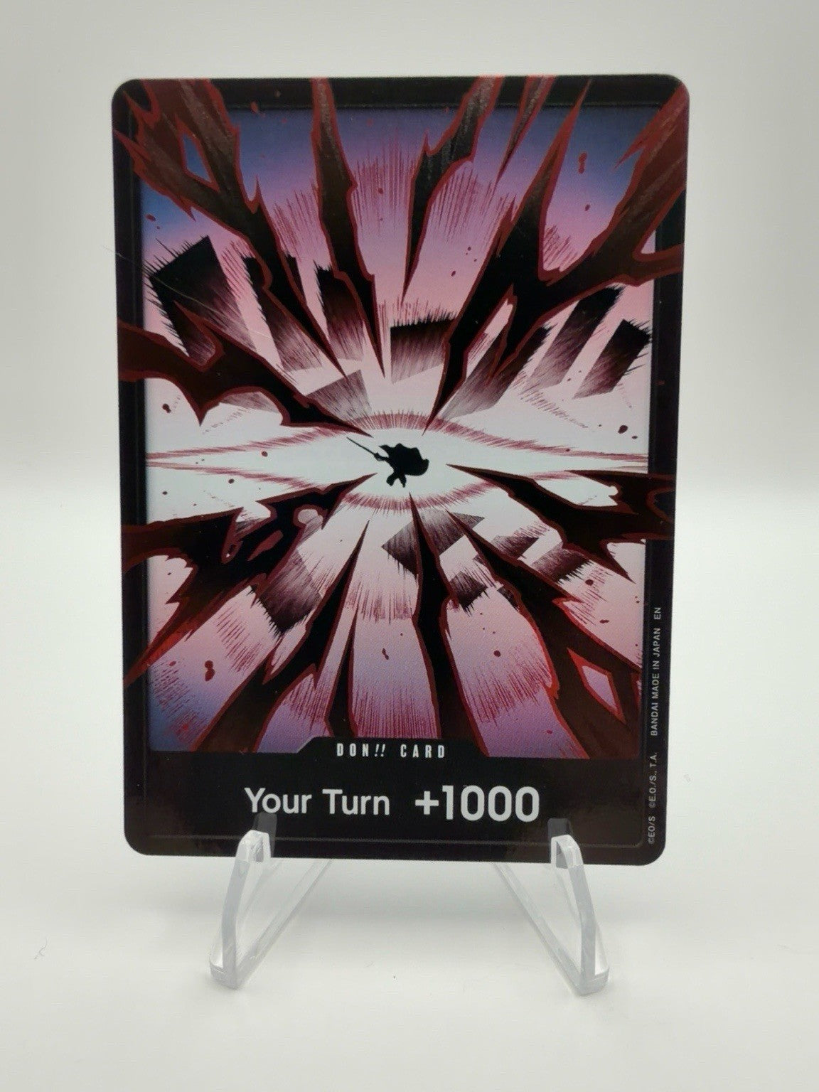One Piece Card Game DON!! Card Red Black Explosion Art English
