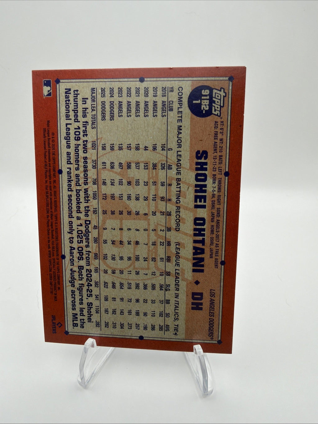 Shohei Ohtani 2026 Topps 3 Card Lot Profiles Chrome 75th Dodgers