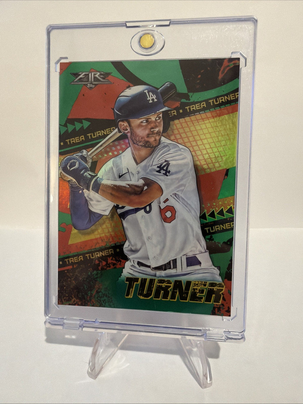 2022 Topps Fire - Trea Turner #57 Green /199