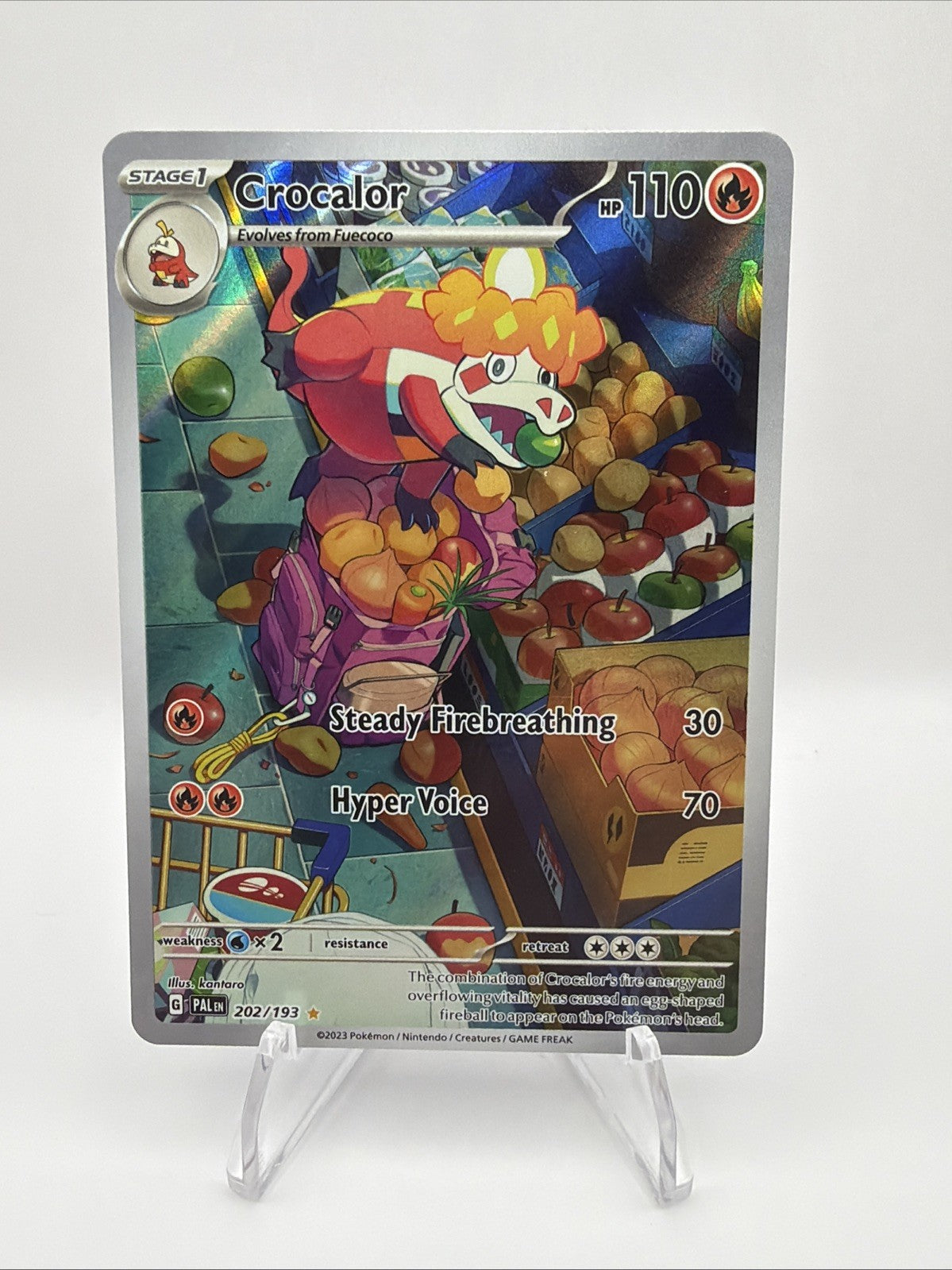 Crocalor 202/193 Sv02: Paldea Evolved Holo