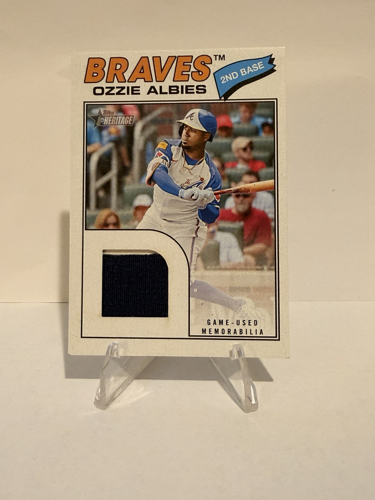 Atlanta Braves 3 Card Lot Michael Harris II RC Mojo Ozzie Albies Game Used Acuña