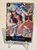One Piece OP14-084 Ms. All Sunday SR Parallel OP-14 English Near Mint Nico Robin
