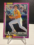 2025 Topps 75 Tyler Soderstrom Pink Sparkle Refractor Athletics