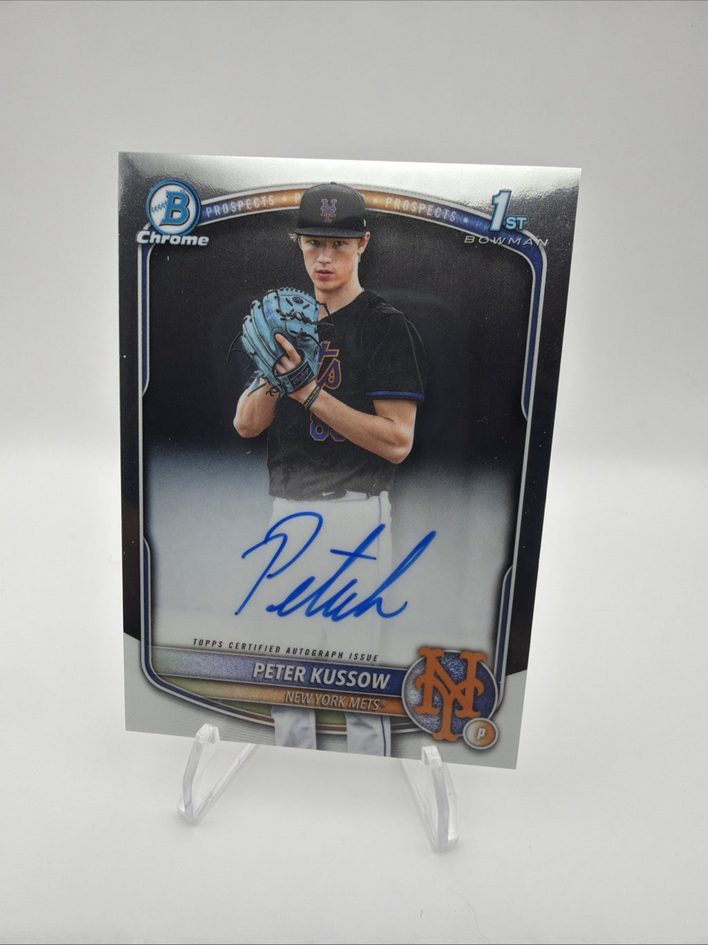 2025 Bowman Draft - Chrome Prospect Autographs Peter Kussow #CPA-PK (AU, RC)