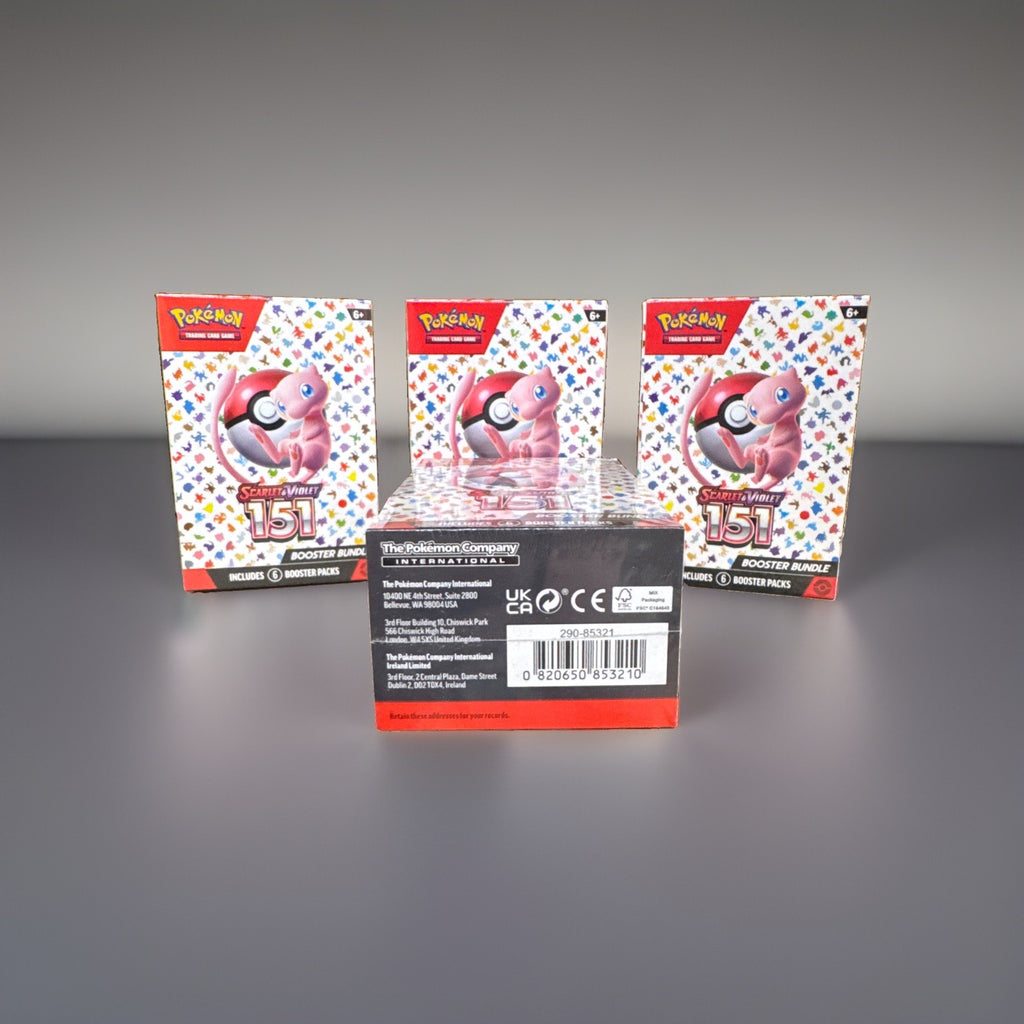 Pokemon TCG Scarlet & Violet 151 Booster Bundle Lot of 4 Sealed Boxes 6 Pks Each