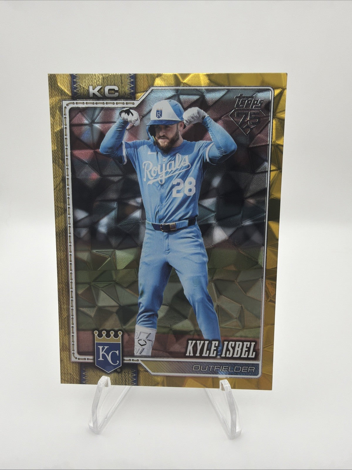 2026 Topps Series 2 Kyle Isbel Gold Foil /50 #689 Royals 35/50 SP