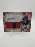 2025 Topps Inception Jhonkensy Noel RC Red Auto Patch /99 IAPC-JN