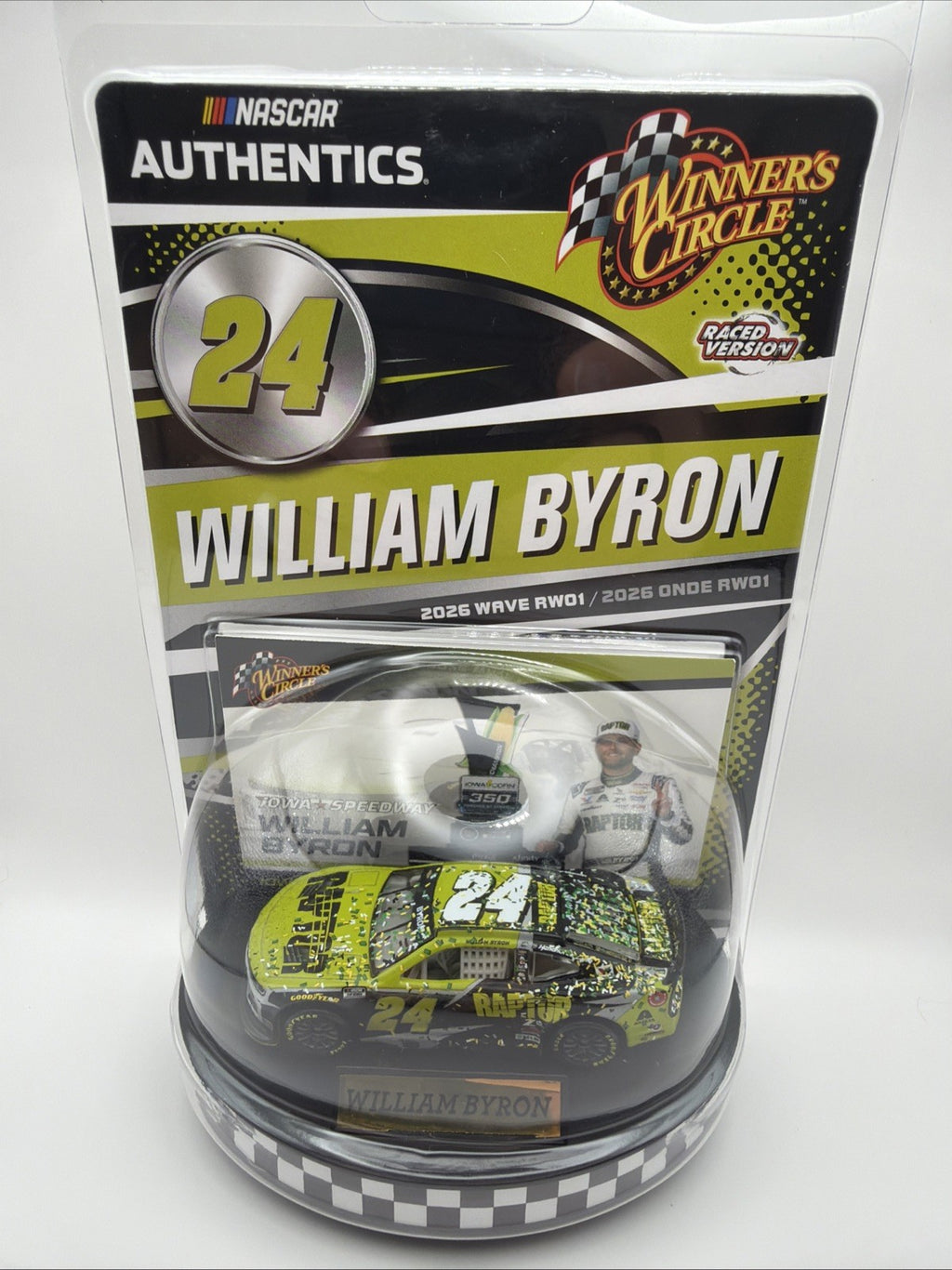 William Byron Raptor Iowa Win NASCAR Winner’s Circle 1:64 2026 Wave 1