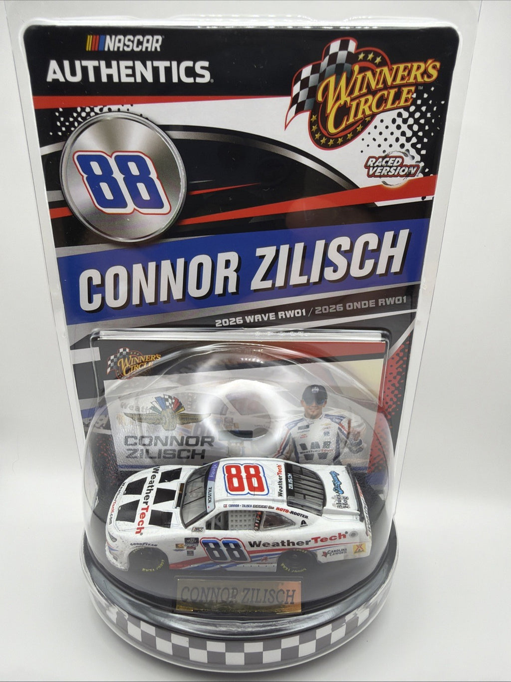 Connor Zilisch WeatherTech Indy Win NASCAR Winner’s Circle 1:64 2026 Wave 1