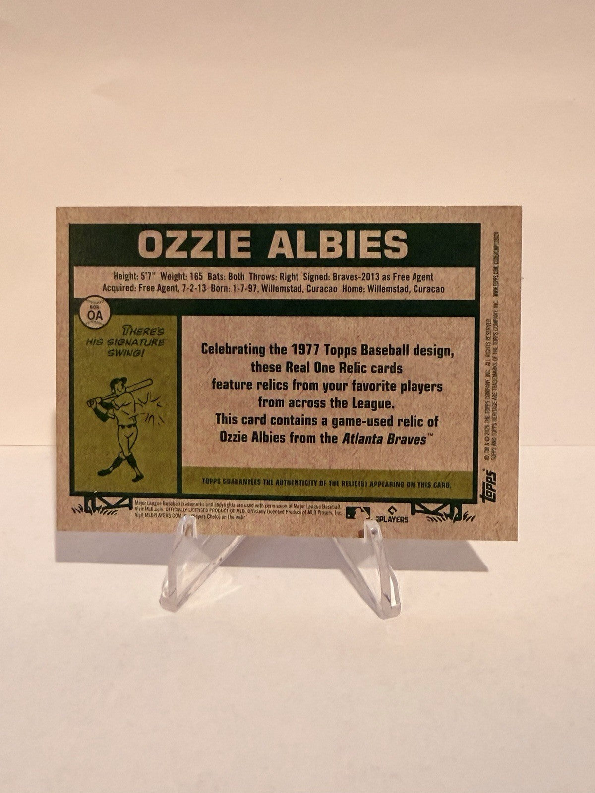 Atlanta Braves 3 Card Lot Michael Harris II RC Mojo Ozzie Albies Game Used Acuña