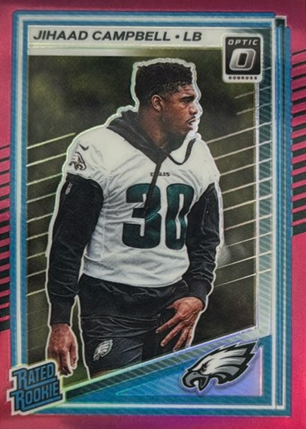 2025 PANINI DONRUSS OPTIC RATED ROOKIE #266 JIHAAD CAMPBELL
