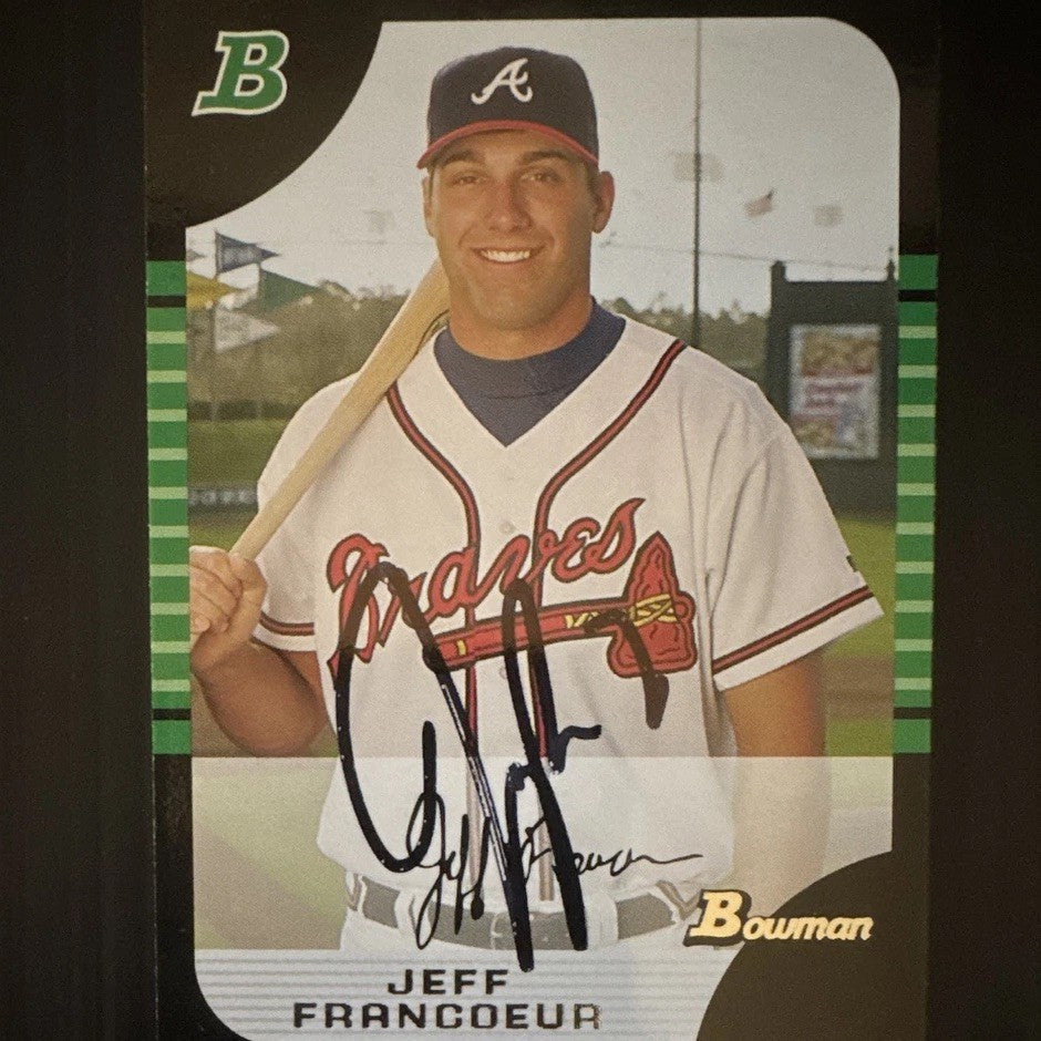 2005 Bowman Draft Prospects Jeff Francoeur Signed Auto Braves BDP158 Autograph