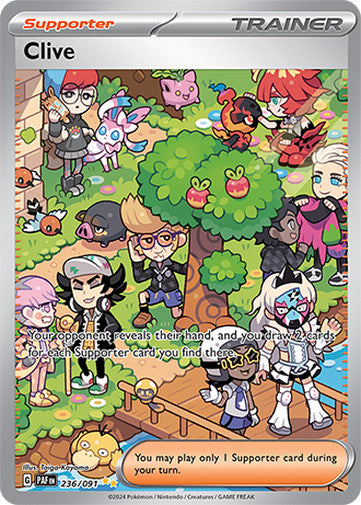 Clive 236/091 SV: Paldean Fates Holo