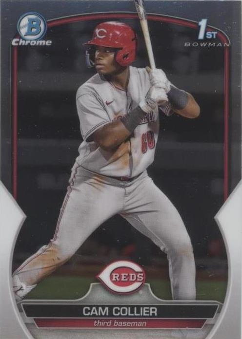 2023 Bowman Cam Collier 1st Bowman Chrome #BCP-125 PSA 10 GEM MINT Reds