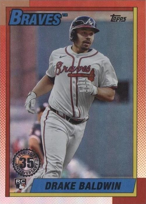2025 Topps Update Series - 1990 Topps Baseball Drake Baldwin #U90-32 (RC)