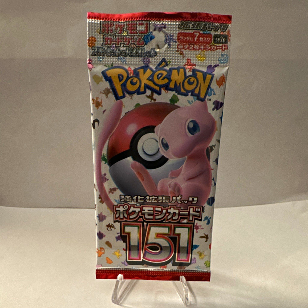 Pokemon Card 151 Japanese Booster Pack Factory Sealed SV2a Mew Pokémon TCG