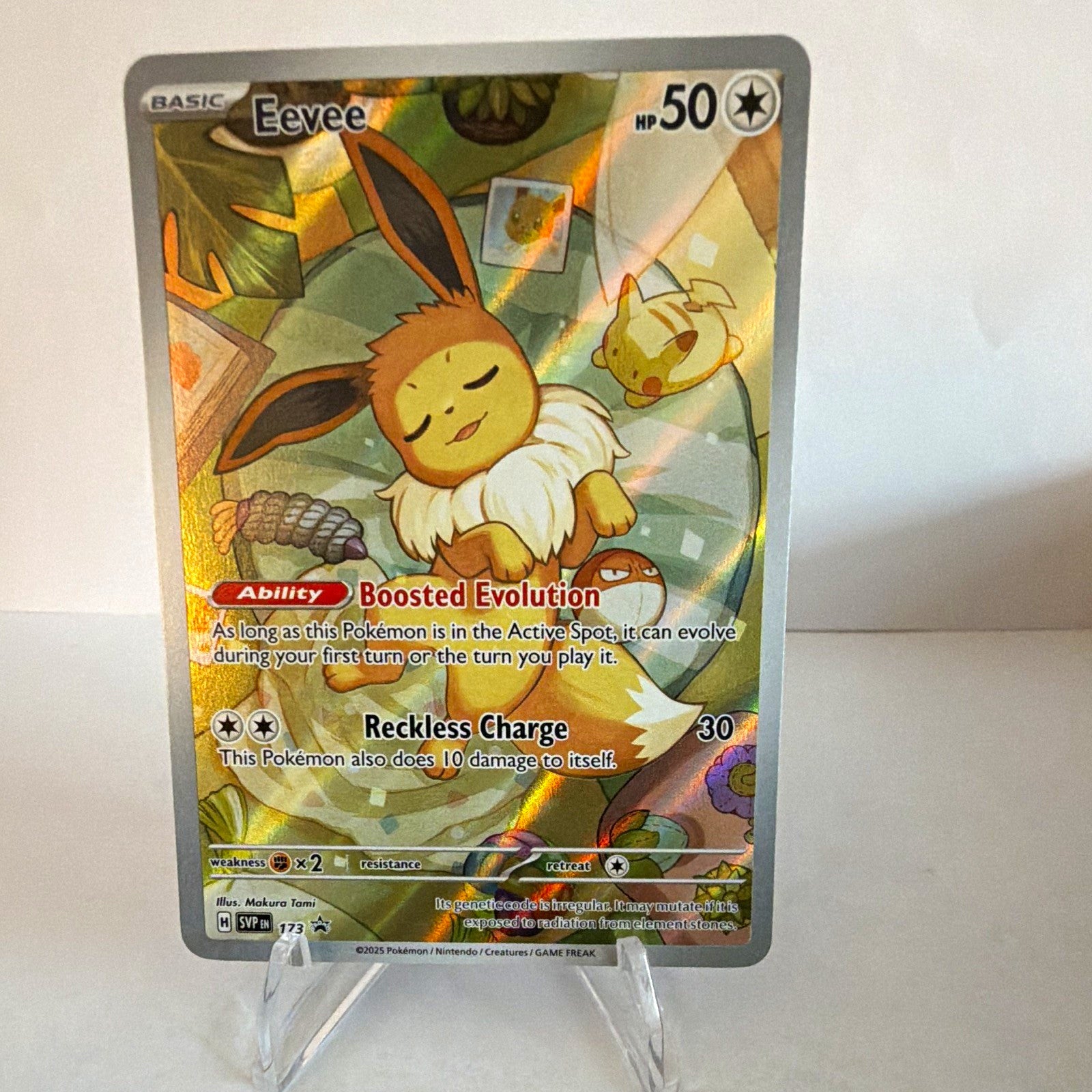 Pokemon Eevee SVP 173 Black Star Promo Prismatic Evolutions ETB NM