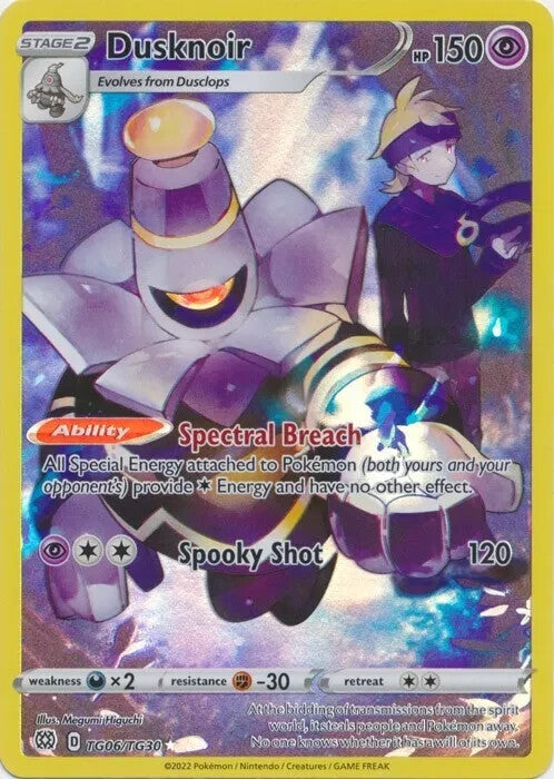 Dusknoir TG06/TG30 Swsh09: Brilliant Stars Trainer Gallery Holo