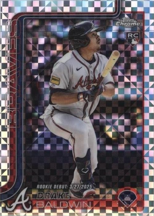 2025 Topps Chrome Update Series - Rookie Debut Drake Baldwin #USC88 X-Fractor...