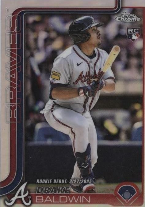 2025 Topps Chrome Update Series - Rookie Debut Drake Baldwin #USC88 Refractor...