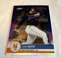 2026 Topps Chrome Juan Soto Purple Refractor #79 /75 New York Mets 40/75