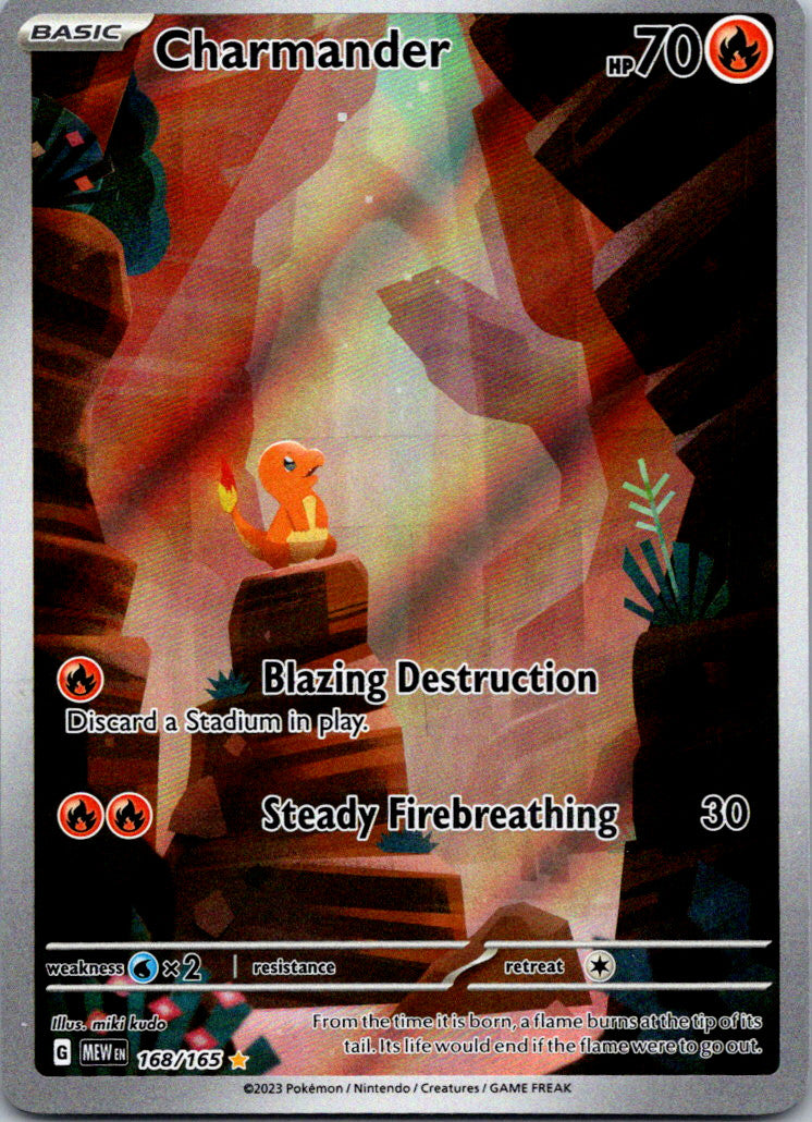 Charmander 168/165 Sv: Scarlet & Violet 151 Holo