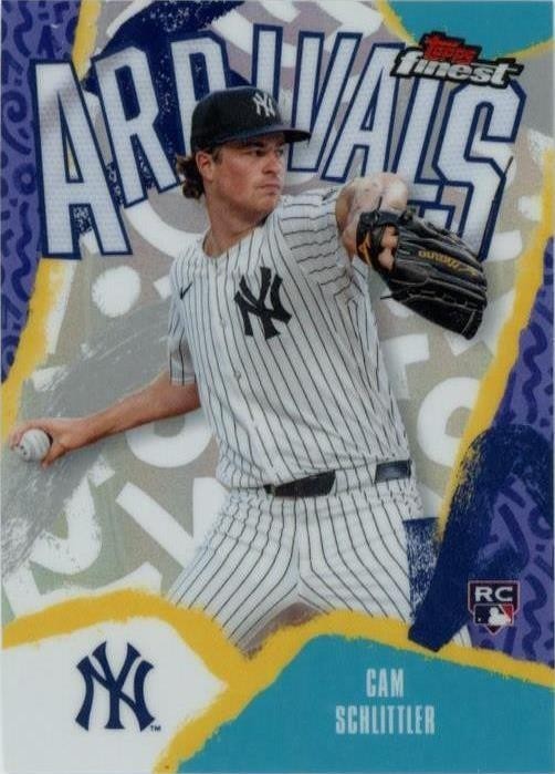 2026 Topps Finest - Arrivals Cam Schlittler #A-25 Refractor (RC)