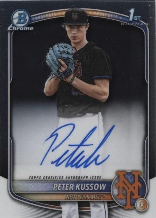 2025 Bowman Draft - Chrome Prospect Autographs Peter Kussow #CPA-PK (AU, RC)