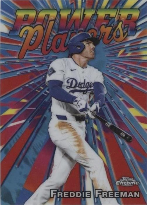2025 Topps Chrome Update Series - Power Players Freddie Freeman #PP-40