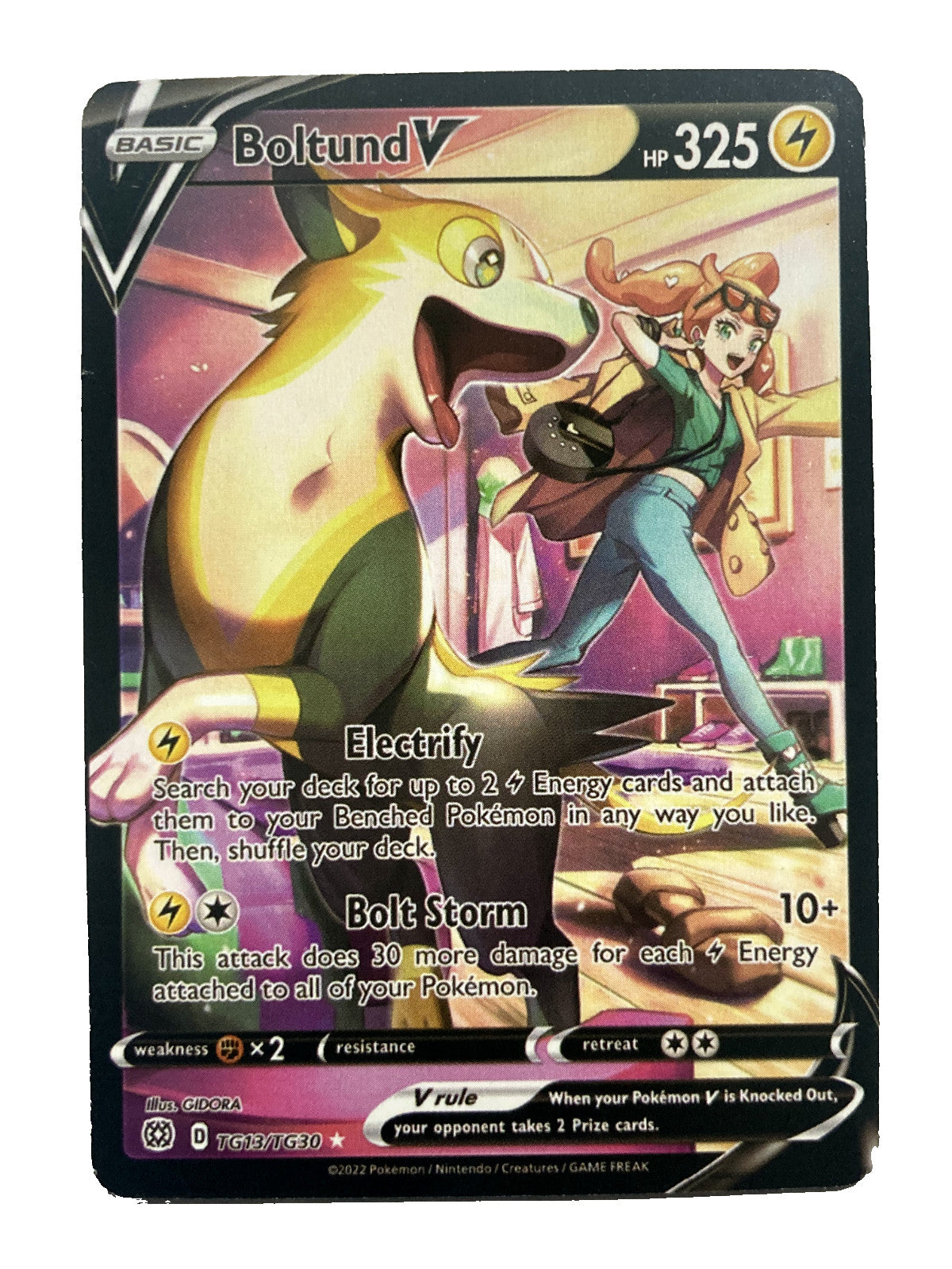 Boltund V TG13/TG30 Swsh09: Brilliant Stars Trainer Gallery Holo