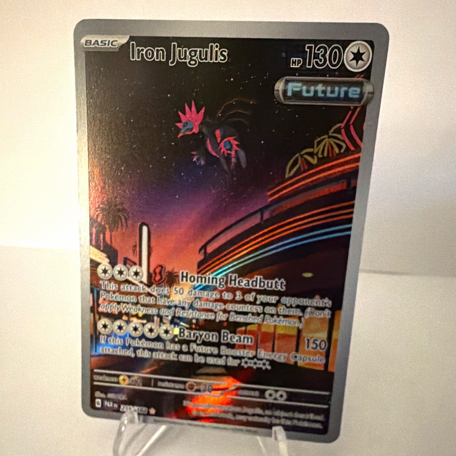 Pokemon Iron Jugulis 216/182 SV04 Paradox Rift Illustration Rare Holo Future