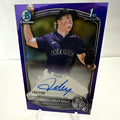 2025 Bowman Chrome Riley Kelly Purple Refractor Auto /250 1st Bowman #198/250