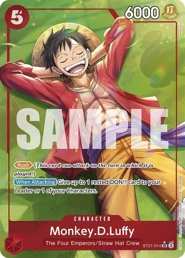 Monkey.D.Luffy (014) (Parallel) ST21-014 Starter Deck EX: Gear 5 Foil